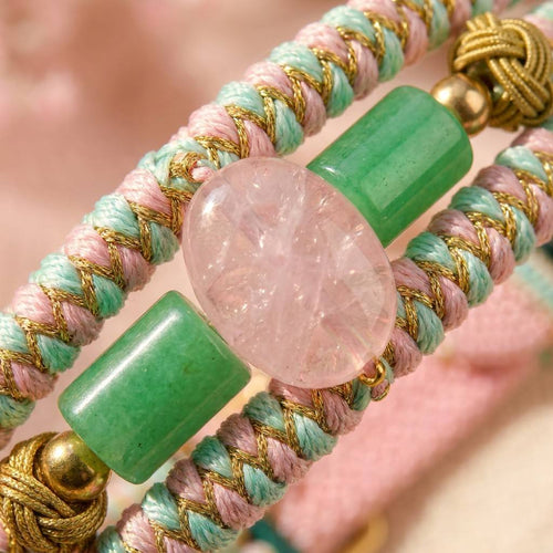 The Bond Bundle: Love & Companionship (Rose Quartz & Green Aventurine)